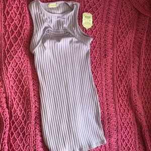 Lavender Body Con Altered State Dress with cutout!